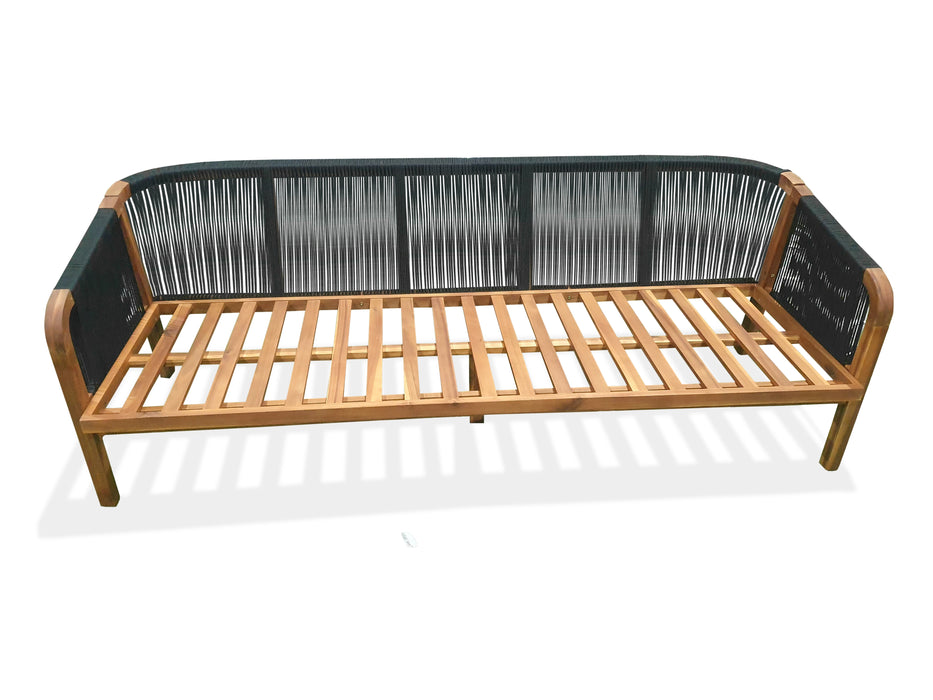 Outdoor Lounge Set - Woodlands 5 Seat - sofa cushionless