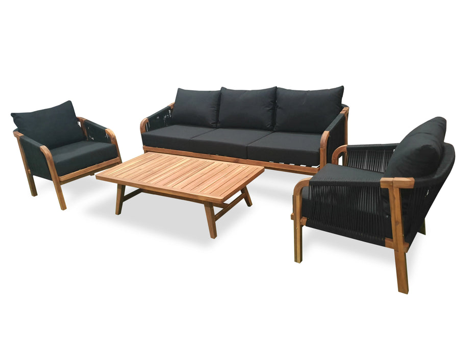Outdoor Lounge Set - Woodlands 5 Seat 2