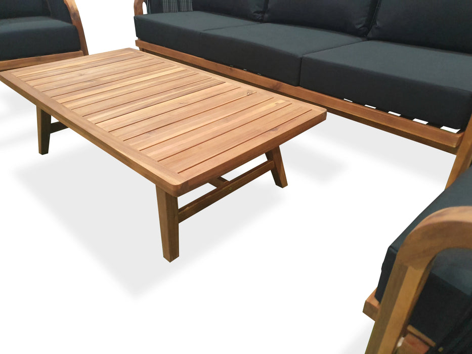 Outdoor Lounge Set - Woodlands 5 Seat - wood