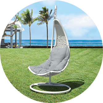 Skye Crescent Hanging Chair - Bare Outdoors