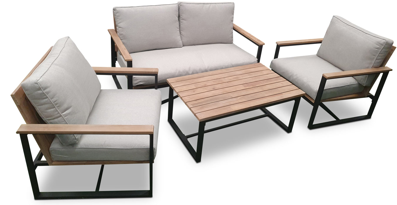 Roma Outdoor Lounge Setting with Mid Height Table