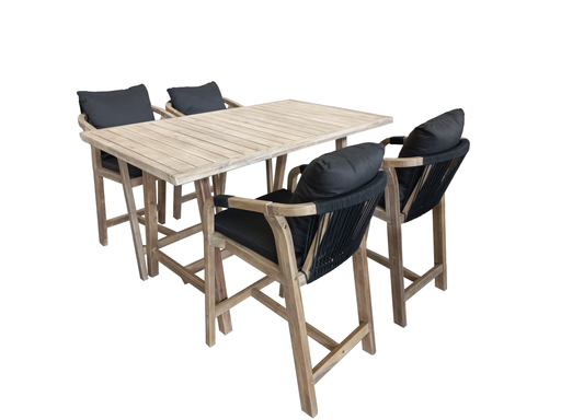 Woodlands 4 Seat Bar Dining Set