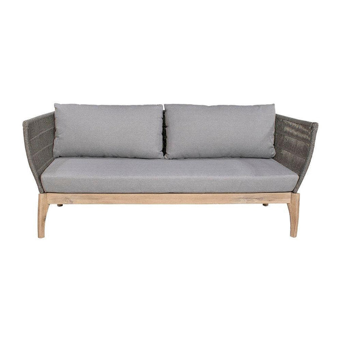 Hudson 5 Seat Outdoor Lounge - Marine Rope and Wood