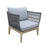 Hudson 5 Seat Outdoor Lounge - Marine Rope and Wood