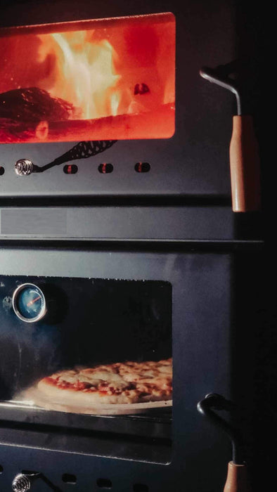 Wood  Heater Heavy Duty Steel & Cast Iron Bakers Oven Cook Top 6