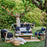 Woodlands 4 Seat Outdoor Lounge Set