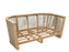 Corfu 4 Seat Timber & Rope Outdoor Lounge