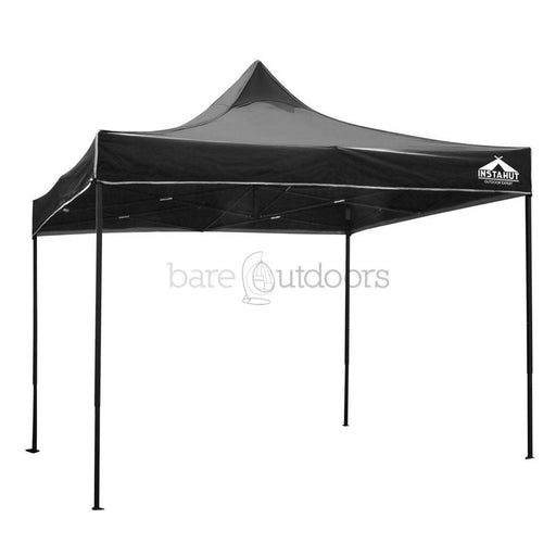 3m x 3m Pop-up Garden Outdoor Gazebo - Black, White or Navy - Bare Outdoors