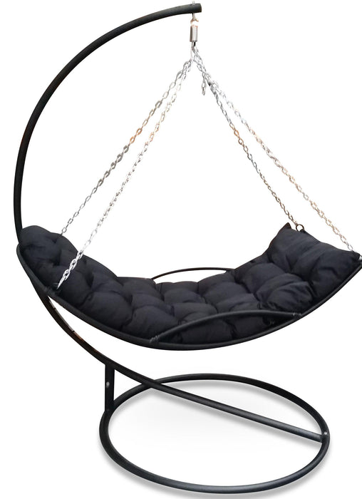 Wicker Hammock Swing Bed and Stand - Bare Outdoors