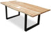 Luisine 2M Industrial Dining Table - Bare Outdoors