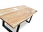 Luisine 2M Industrial Dining Table - Bare Outdoors