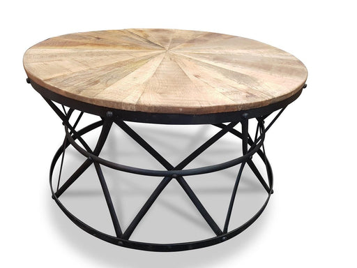 French Provincial Cast Iron Round Coffee Table - Bare Outdoors