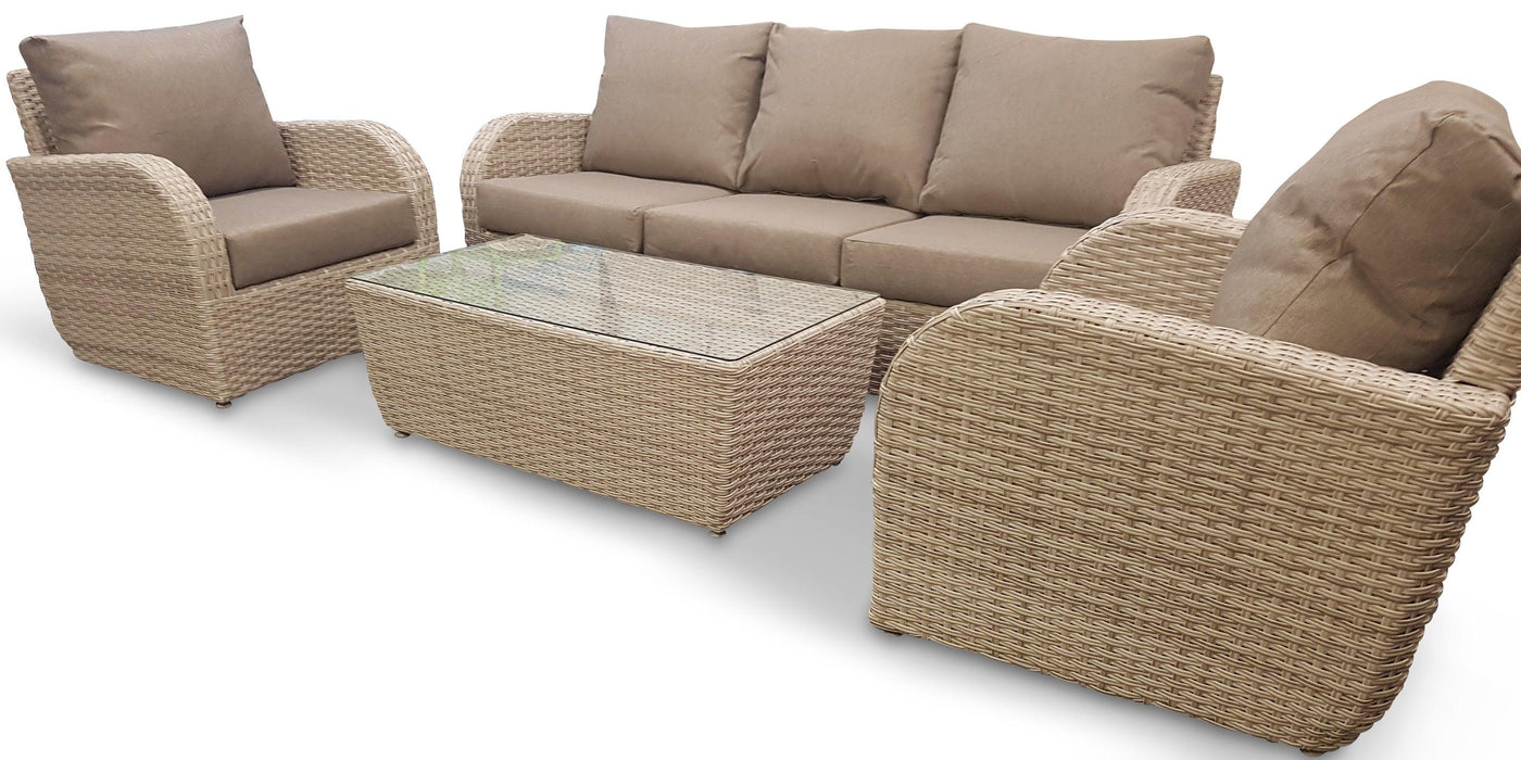 Coogee 5 Seat Outdoor Sofa - Bare Outdoors