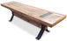 Xavier Rustic Outdoor Bench - Bare Outdoors