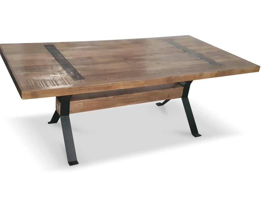 Xavier Industrial Dining Table - Bare Outdoors