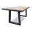 Amalfi 3 Metre Aluminium & Teak Dining Table - Bare Outdoors