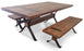 Xavier Outdoor Dining Bench Setting - Bare Outdoors