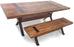 Xavier Outdoor Dining Bench Setting - Bare Outdoors