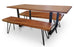 Chilson Table and Bench Set Large - Acacia Wood - Bare Outdoors