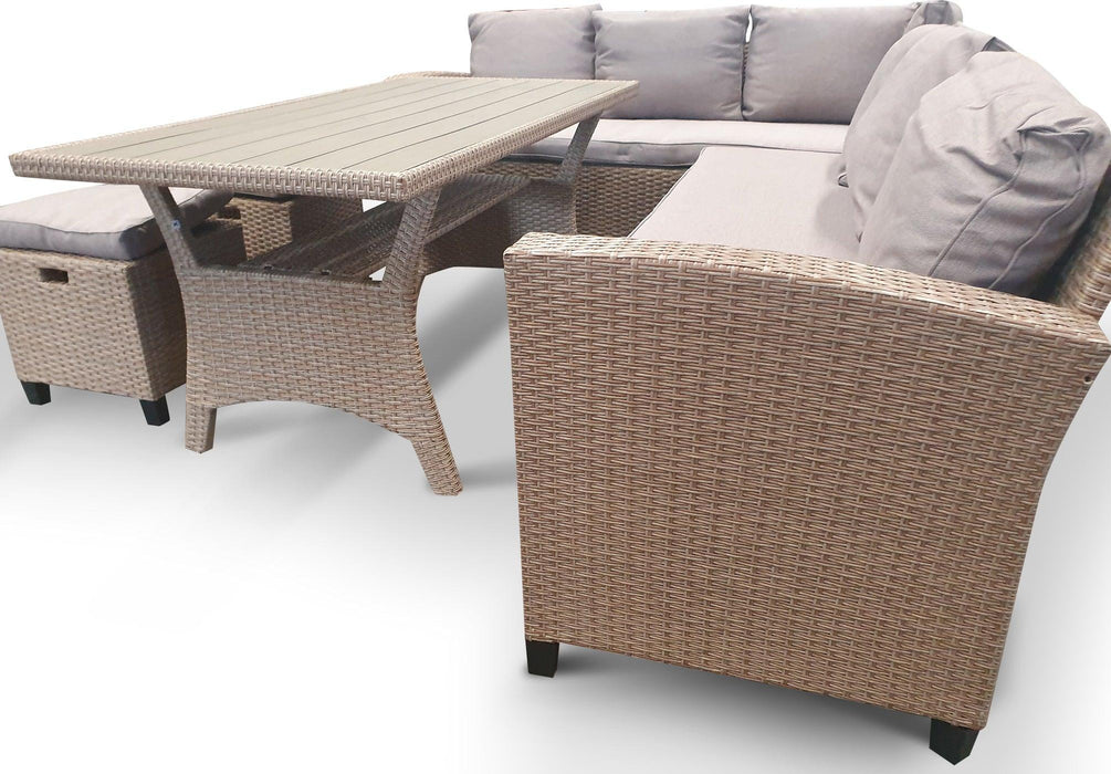 Tulum 8 Seat Outdoor Lounge & Dining Setting - Bare Outdoors