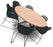 Sorrento 6 Seat Round Dining Setting - Bare Outdoors