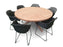 Sorrento 6 Seat Round Dining Setting - Bare Outdoors