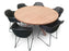 Sorrento 6 Seat Round Dining Setting - Bare Outdoors