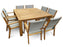 Coral 8 Seat Sqaured Outdoor Dining Setting - Bare Outdoors