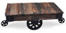 Montreal Vintage Railway Sleeper Timber Coffee Table - Bare Outdoors