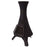 Pompei Cast Iron Chiminea - Bare Outdoors