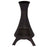 Pompei Cast Iron Chiminea - Bare Outdoors