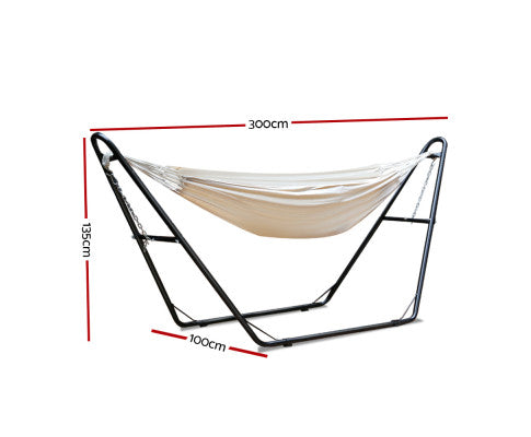 Hammock with Stand Combo - Cream