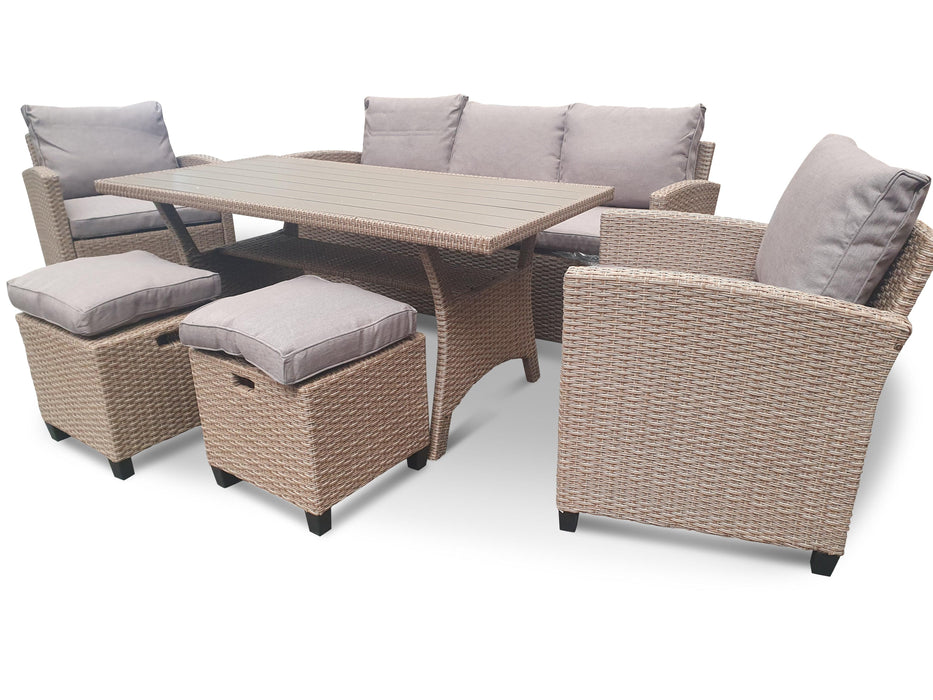 Apollo 7 Seat Dining and Lounge & Dining Setting - Bare Outdoors