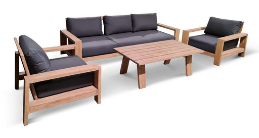 Kingston 5 Seat Timber Lounge - Bare Outdoors