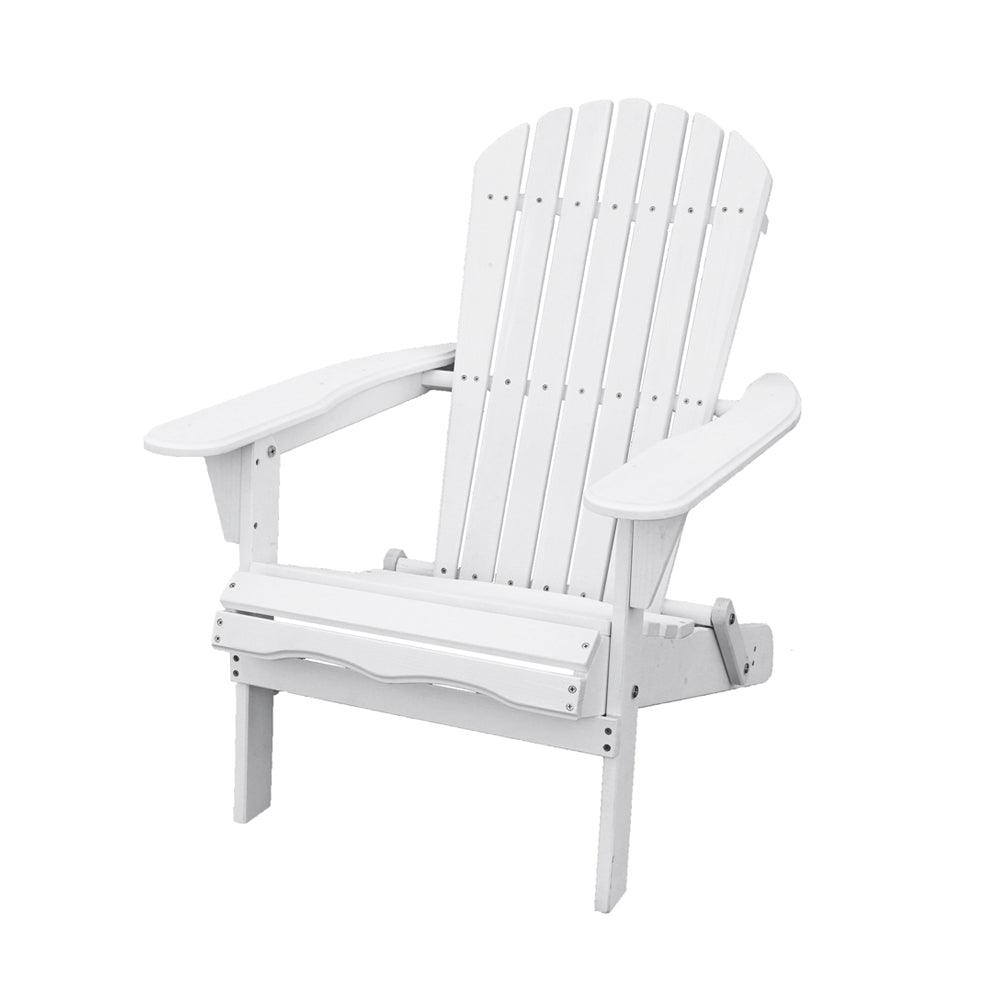 Adirondack Outdoor Lounge Chair - Pine Wood - Bare Outdoors