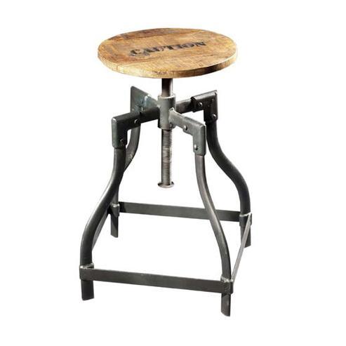 Oslo Industrial Stool - Bare Outdoors