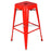 Replica Tolix Bar Stool 75cm - Red - Bare Outdoors