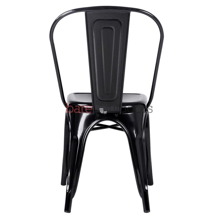 Replica Tolix Chair - Black - Bare Outdoors