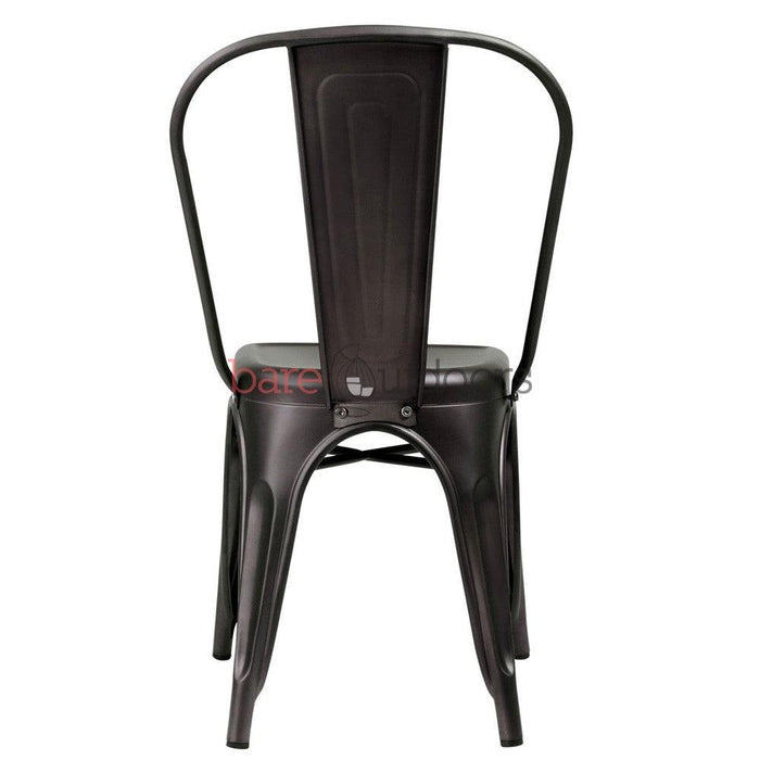 Replica Tolix Chair - Gunmetal - Bare Outdoors
