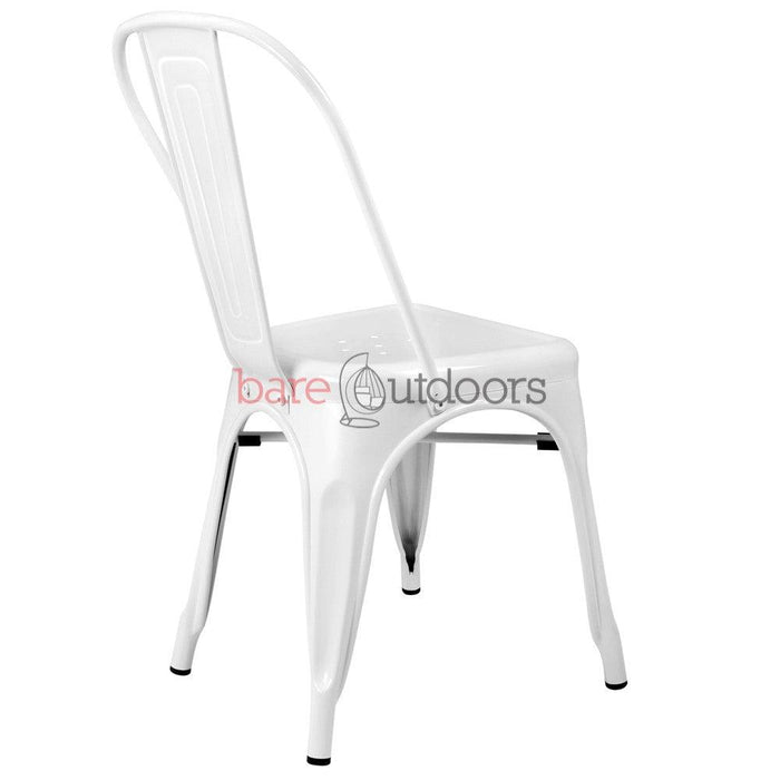 Replica Tolix Chair - White - Bare Outdoors