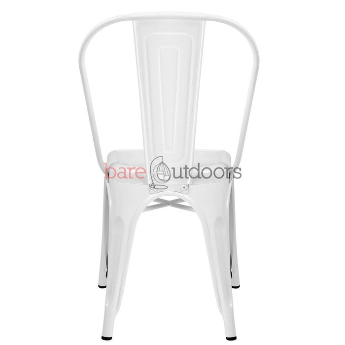 Replica Tolix Chair - White - Bare Outdoors