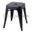 Replica Tolix Bar Stool 45cm - Black - Bare Outdoors