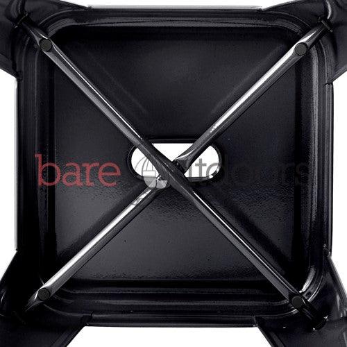 Replica Tolix Bar Stool 45cm - Black - Bare Outdoors