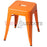 Replica Tolix Bar Stool 45cm - Orange - Bare Outdoors