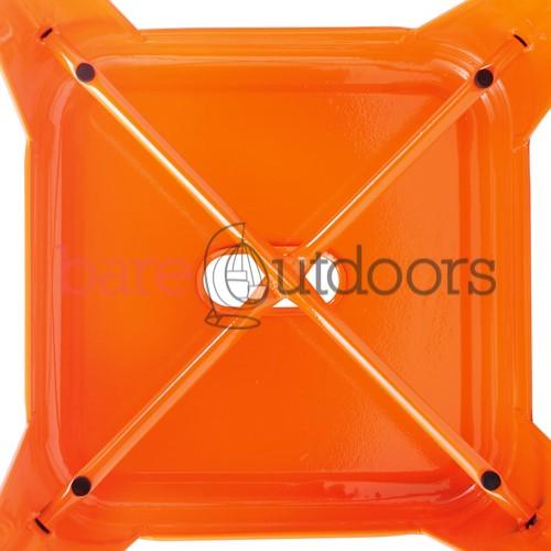 Replica Tolix Bar Stool 45cm - Orange - Bare Outdoors