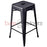 Replica Tolix Bar Stool 66cm - Black - Bare Outdoors