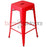 Replica Tolix Bar Stool 66cm - Red - Bare Outdoors