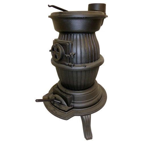 Freestanding Heavy Duty Steel & Cast Iron Wood Heater