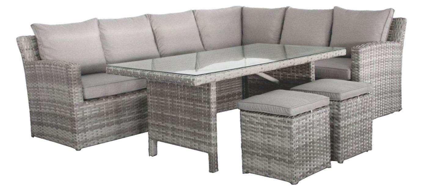 Macedon 8 Seat Lounge Setting - Bare Outdoors