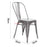 Set of 4 - Replica Tolix Premium Chair - Galvanized - Bare Outdoors